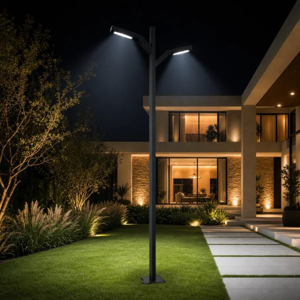چراغ چمنی دوشاخه LED مدل D-02