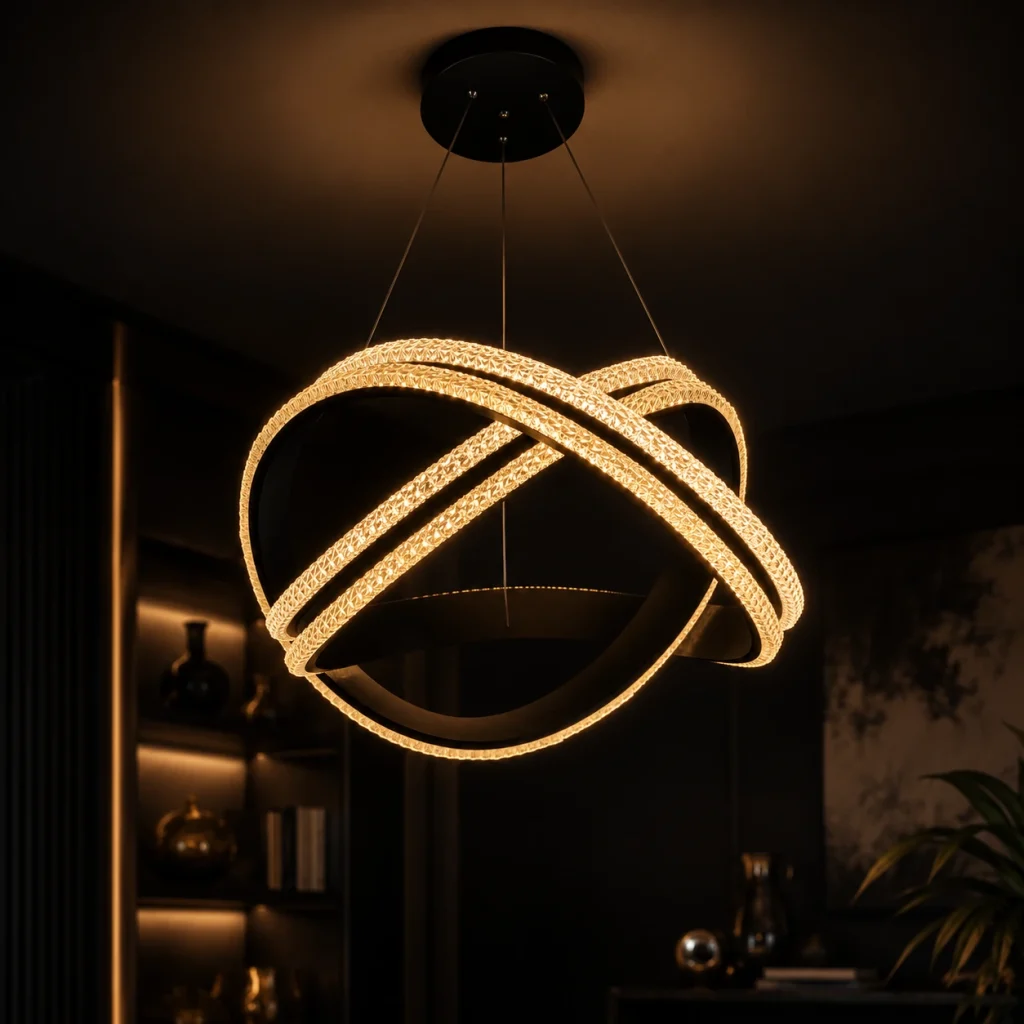 لوستر آویز مدرن طرح کُره
